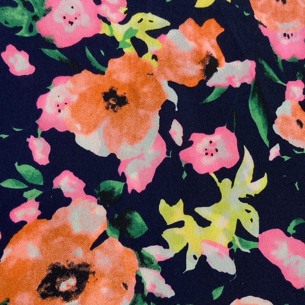 💛TODAY***$10***One Clothing neon colored floral top.